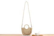 Lauren Straw Bag - Beige
