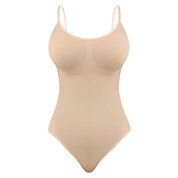 Tummy Control Bodysuit Shapewear - Beige