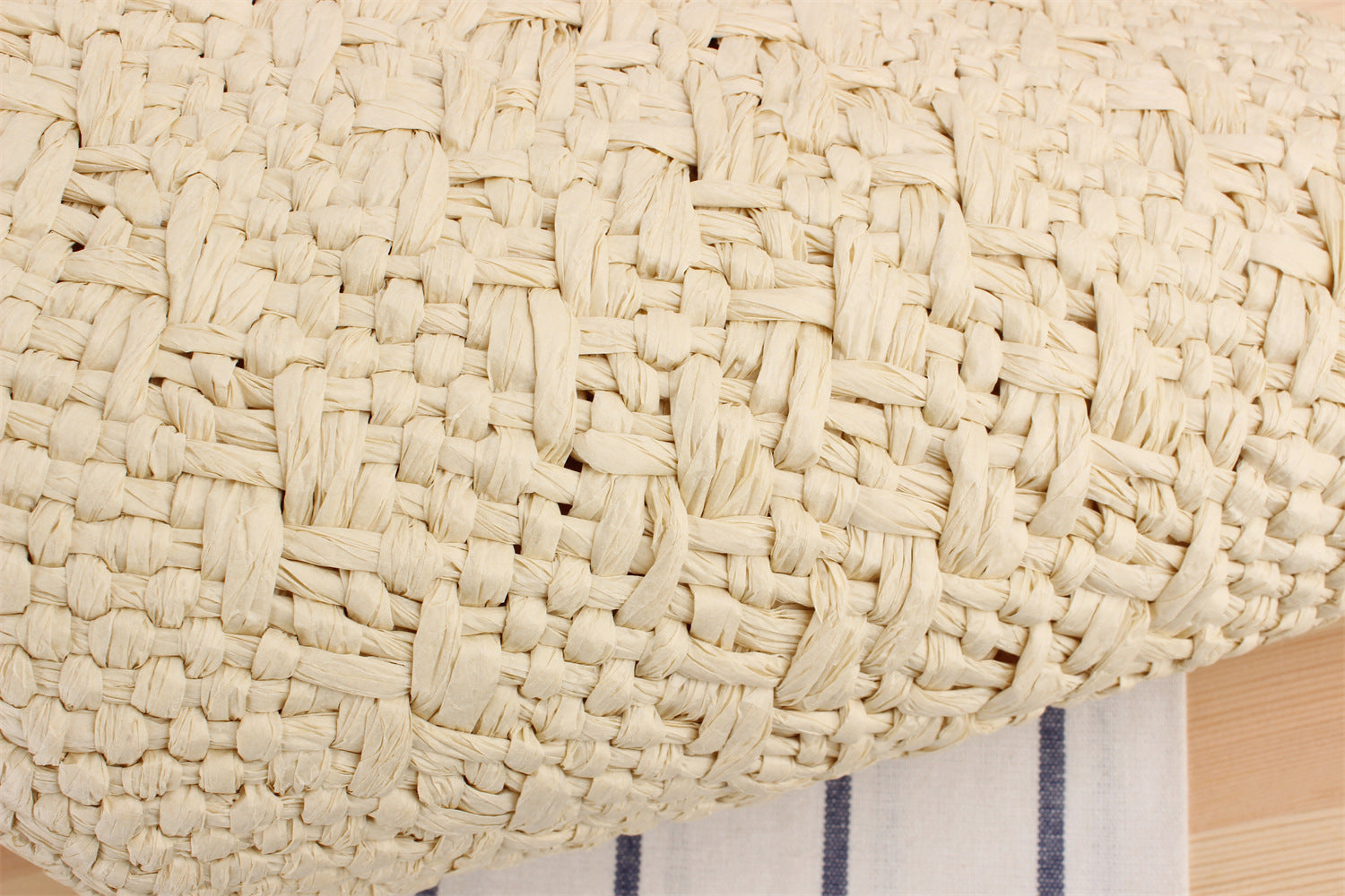 Olivia Straw Bag - Beige