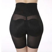 Seamless Shapewear With Padded Hips - Black